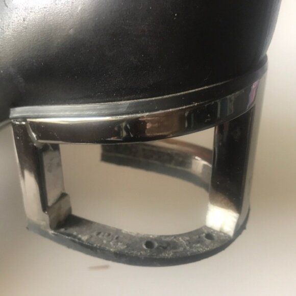 Ibiza Jeffrey Campbell black leather booties 8M - Picture 8 of 11